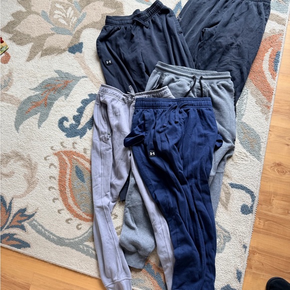 Bundle of  Men's Sweatpants 5: Navy, Black, and Gray - Picture 6 of 7